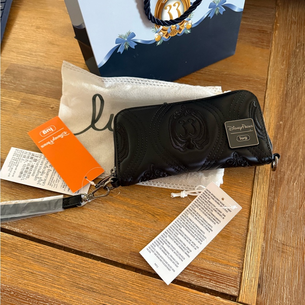 Disney club 33 Black Wristlet